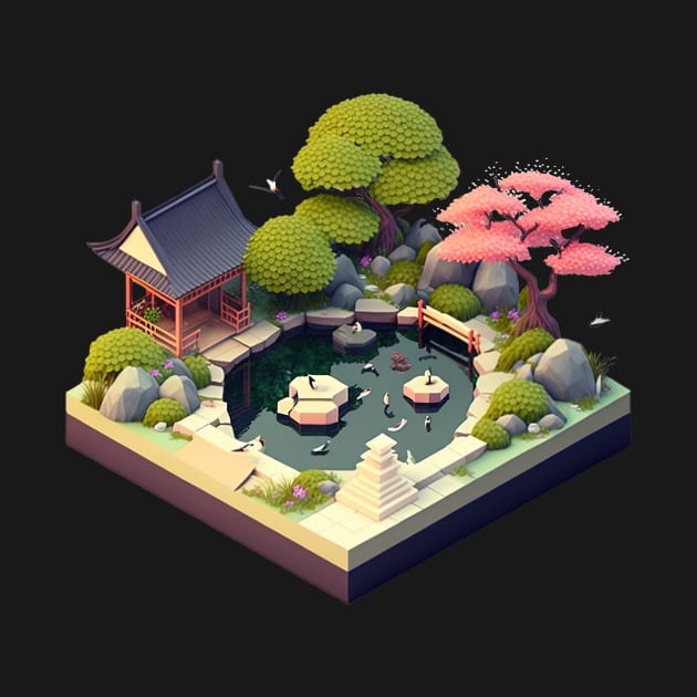 Isometric Zen Garden by Ronin Creations