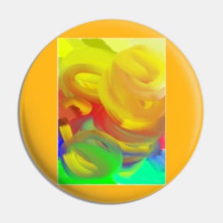 A colorful wavy design Pin