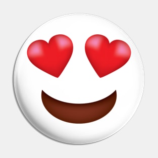 Halloween emoticon Costume' emoticon Heart Eyes Halloween Pin