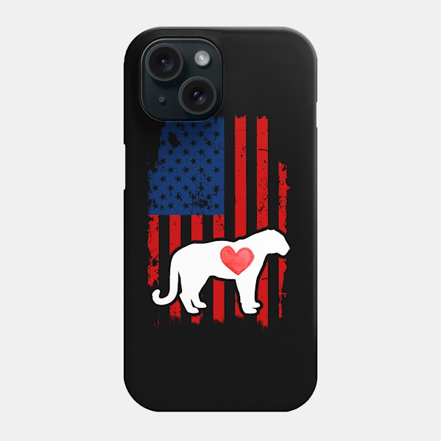 Tiger Merica Usa American Flag Phone Case by DollochanAndrewss