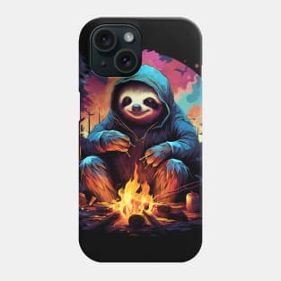 Campfire Sloth Phone Case