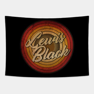 arjunthemaniac,circle retro faded Lewis Black Tapestry