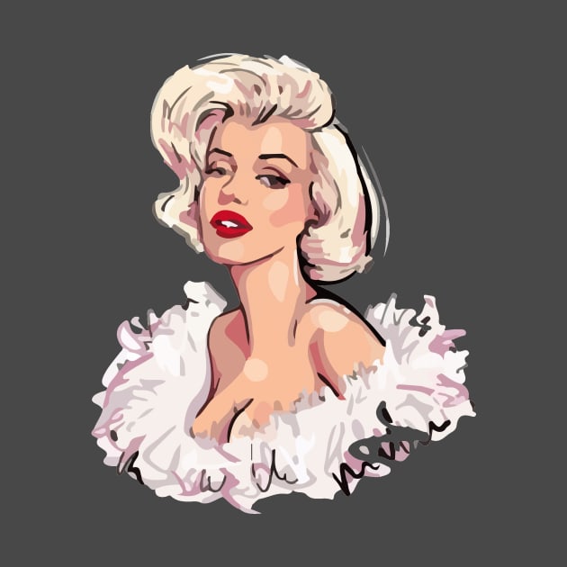 Marilyn Monroe Icon Iconic Portrait by ivaostrogonac