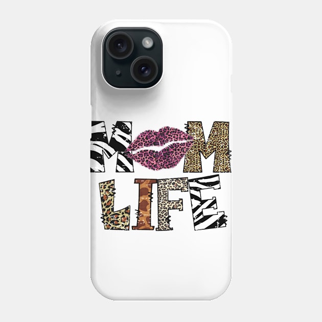 mom life Phone Case by Samphelinshop