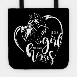 Just a Girl who Loves Horses by Farm n' Fancy Tote