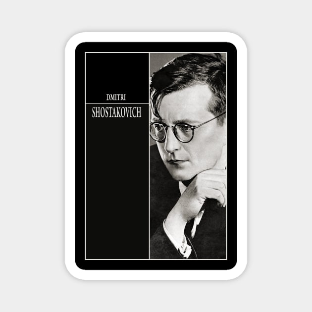 Dmitri Shostakovich Russian Composer Magnet by Story At Dawn 