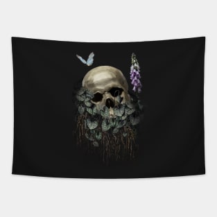 Skull and Nature Tapestry