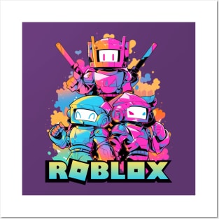 roblox man face | Art Print