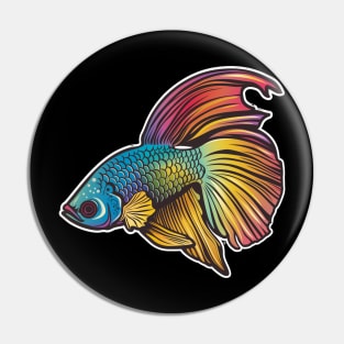 Colorful Fish Pin