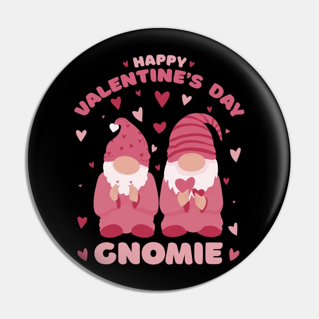 Valentine's Day Gnome Pin by MARCHY