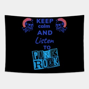 keep calm and punk Tapestry