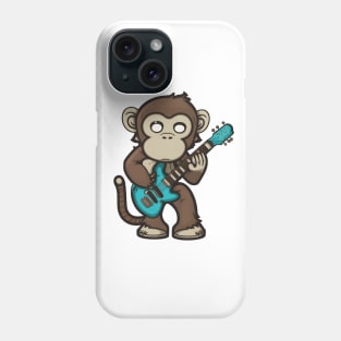 Monkey Playing Guitar Phone Case