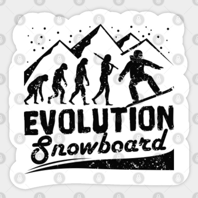 Evolution Snowboard - Funny Snowboard
