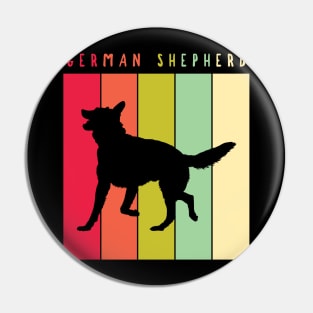 Retro Vintage German Shepherd Pin