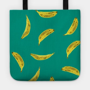 Bananas, Tropical Fruit Watercolor Tropical Tote