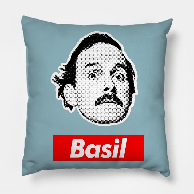 Basil Fawlty - Classic British TV Comedy Gift Pillow by DankFutura