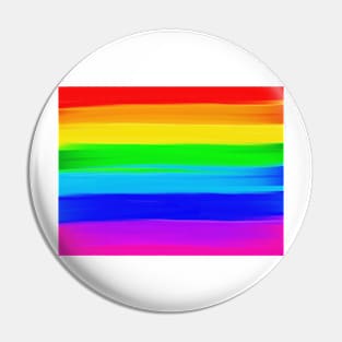 Rainbow Stripes Pin