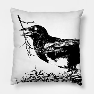 Crow me a river Pillow