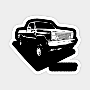 Squarebody Square Body Truck Magnet