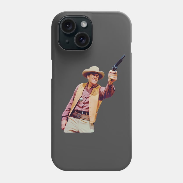 Gunsmoke - Matt Dillon Phone Case by wildzerouk