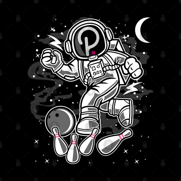 Astronaut Bowling Polkadot DOT Coin To The Moon Crypto Token Cryptocurrency Blockchain Wallet Birthday Gift For Men Women Kids by Thingking About