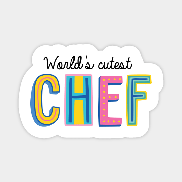 Chef Gifts | World's cutest Chef Magnet by BetterManufaktur