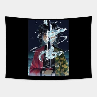 Water Breath Sword Giyu Tapestry