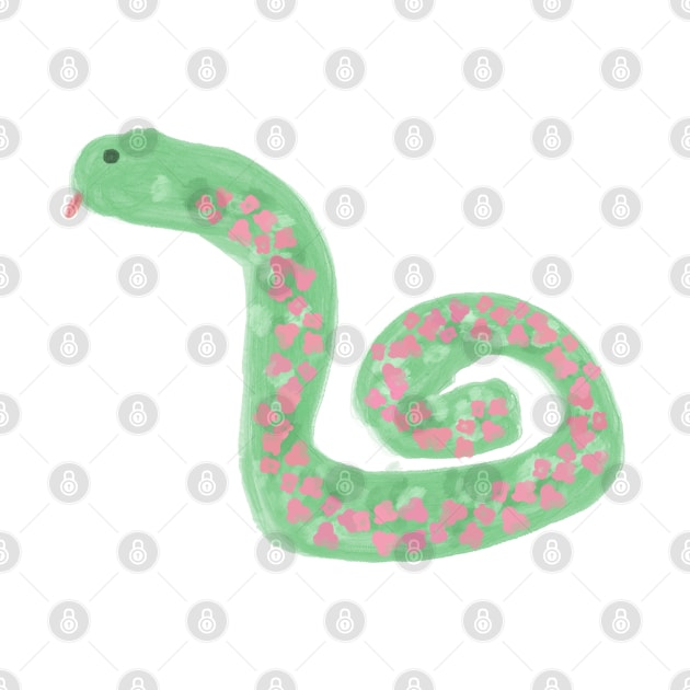 Floral snake by artoftilly