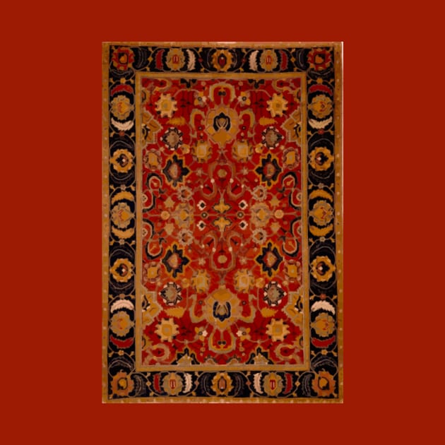 17th Century Safavid Persian Carpet Pattern by bragova