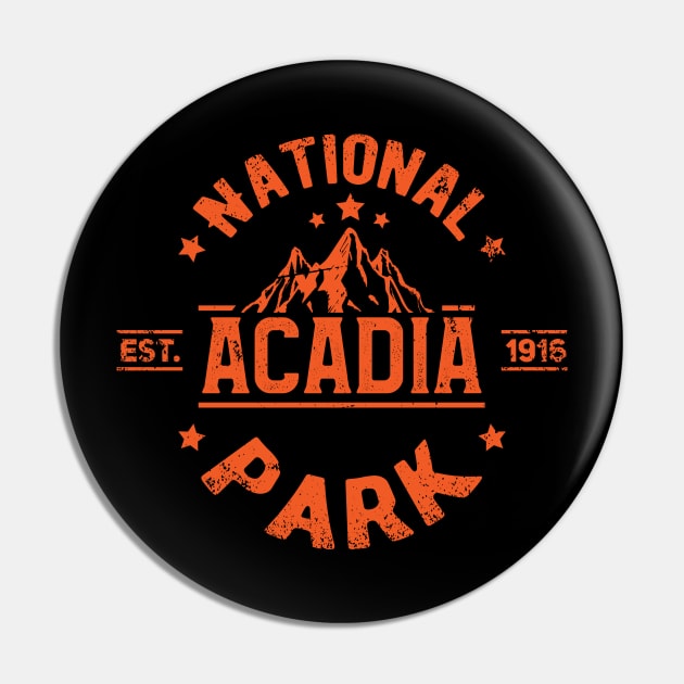 Acadia National Park Pin by Shirtbubble