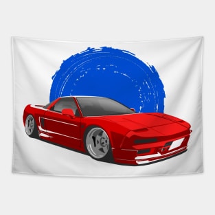 Red Honda NSX Tapestry