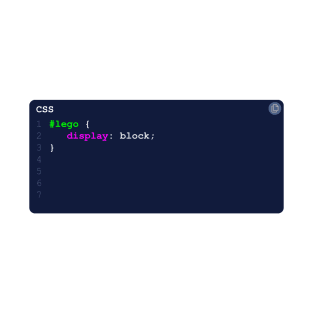 CSS Lego T-Shirt