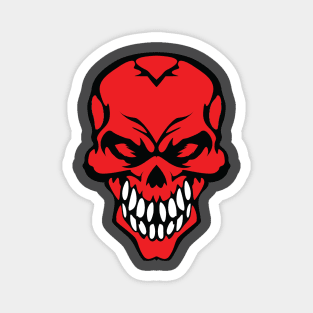 Red Skull Magnet