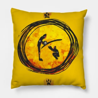 Al Pie del Berimbau - Capoeira World Pillow