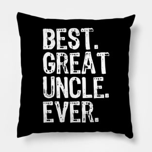 Best Great Uncle Ever Cool Funny Gift Father's Day Pillow