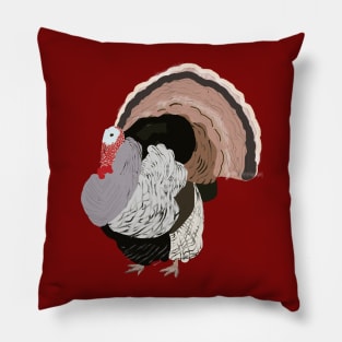 Turkey Illustration Pillow