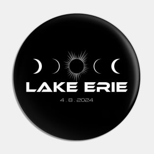 Total Solar Eclipse Totality Great Lake Erie Pin