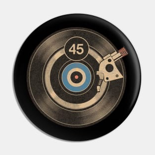 45 Record Adapter (Distressed) Pin
