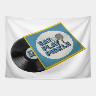 Get Your Groove on with Eat Play Pickle Vinyl Record Design Tapestry