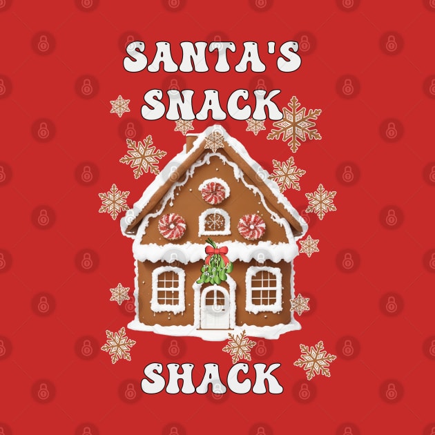 Funny Christmas Santa's Snack Shack Gingerbread by tamdevo1