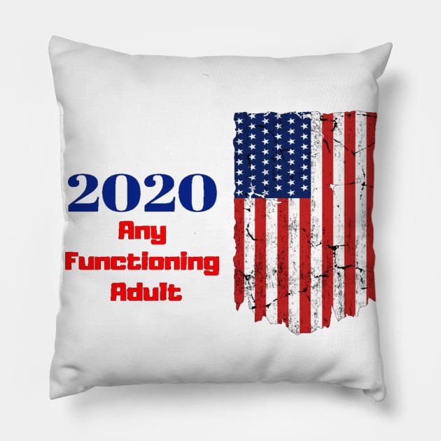 2020 Election USA Pillow by TulipDesigns