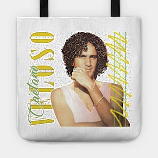 Caetano Veloso /\/ Vintage Look Fan Design Tote