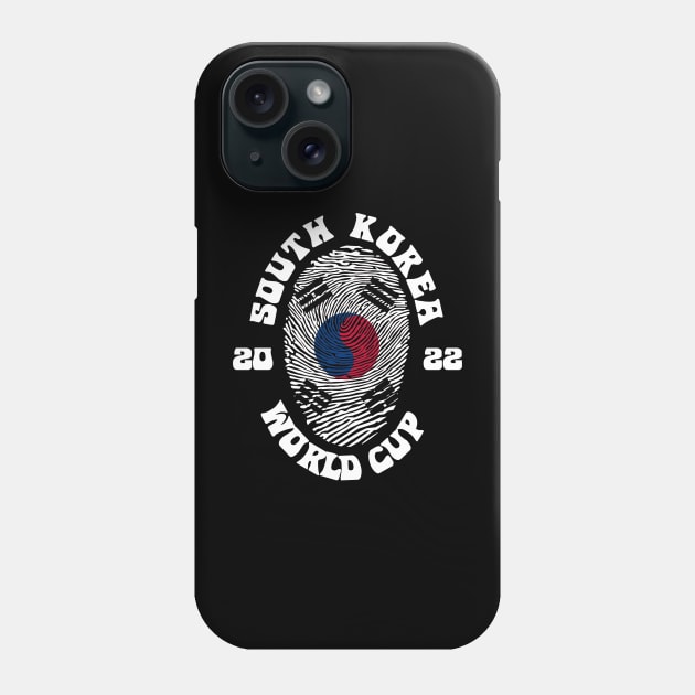 South Korea World Cup 2022 Phone Case by Lotemalole