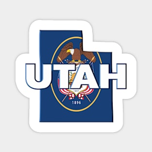 Utah Colored State Magnet