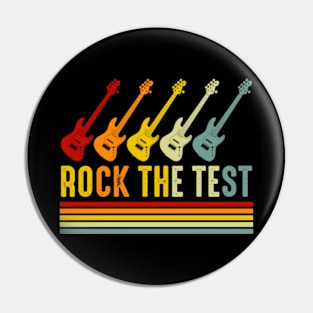 Rock The Test Guitar Teacher Test Day Testing Day Pin