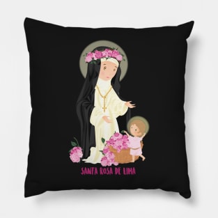 Saint Rose of Lima Pillow