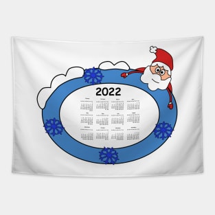 Calendar 2022 year. Planning design modern gift Tapestry