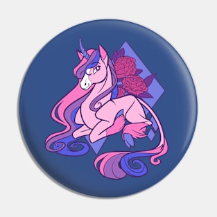 Bi Unicorn Pin