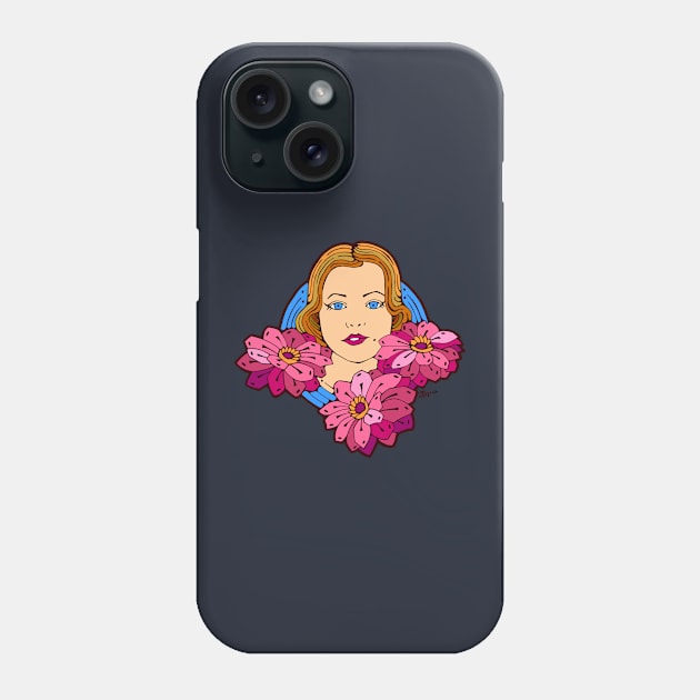 Four Pretty Flowers Phone Case by Julia Moon