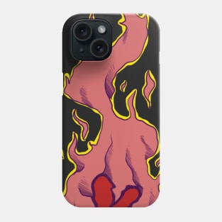 Heart on fire Phone Case